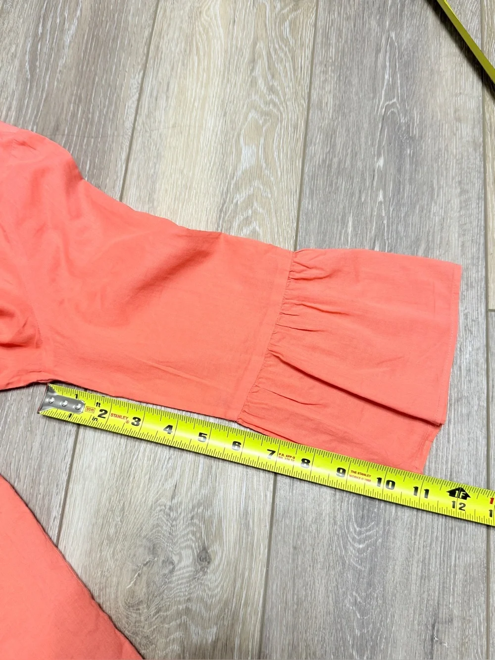 J. Crew Coral Lightweight Tunic Top lightweight cotton